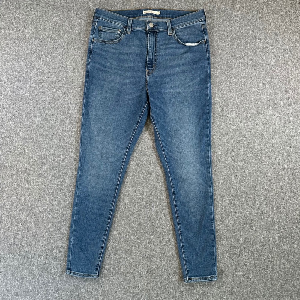 Levi's Jeans Women 32 720 High Rise Super Skinny Blue Stretch Denim